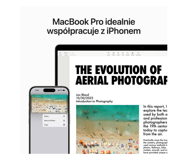 APPLE MacBook Pro M3 Pro 12-core CPU/18-core GPU/18GB/1TB SSD/14''/Srebrny (MRX73ZE/A) - 1192969 - zdjęcie 7